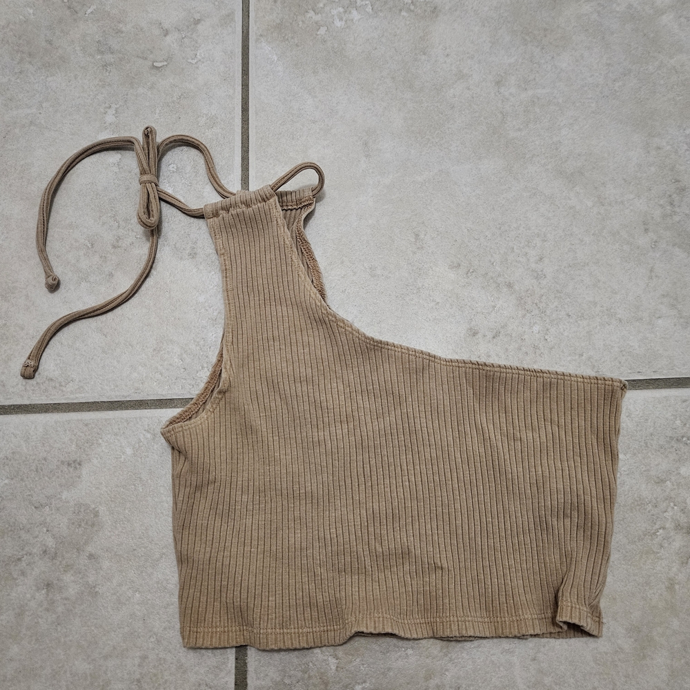 Aerie Tan Ribbed Top